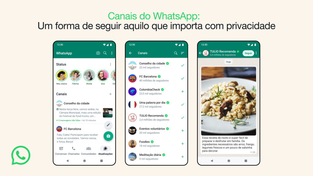 WhatsApp Finalmente Libera a Função de Canais para mais Usuários; Veja Como  Criar o seu! – Canal BPV